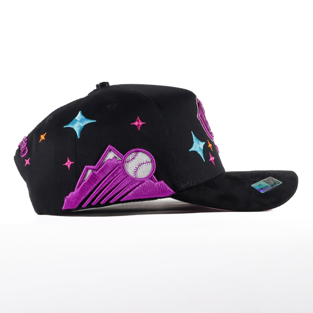 GORRA CAPS FANS COLORADO ROCKIES BLACK/PURPLE