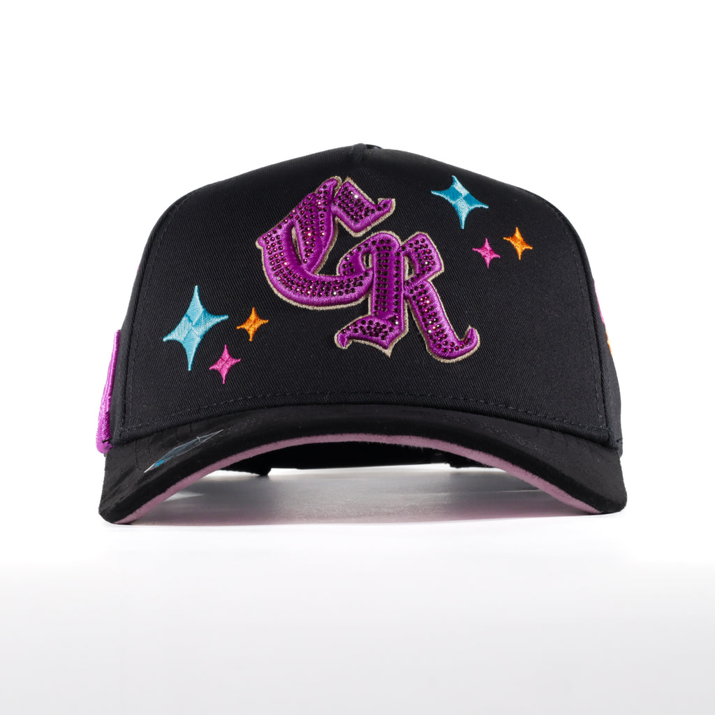 GORRA CAPS FANS COLORADO ROCKIES BLACK/PURPLE