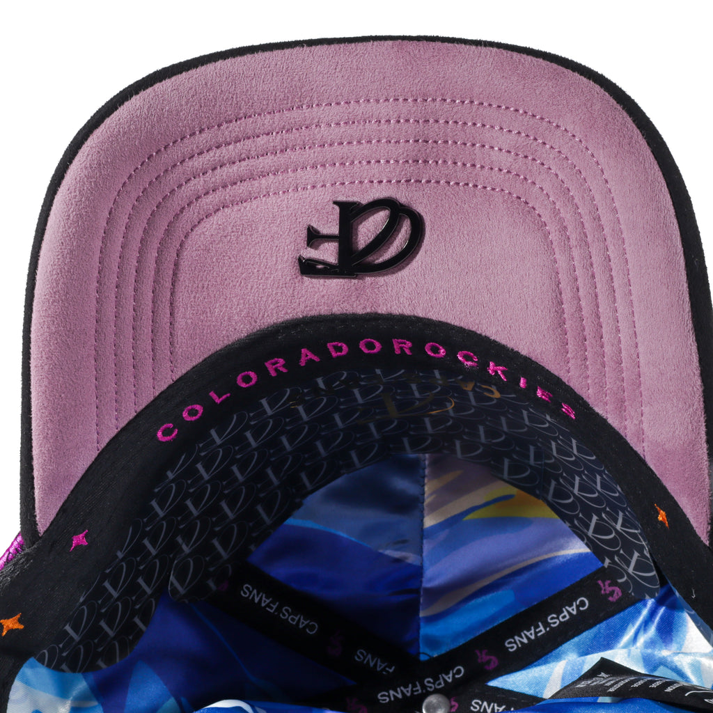 GORRA CAPS FANS COLORADO ROCKIES BLACK/PURPLE