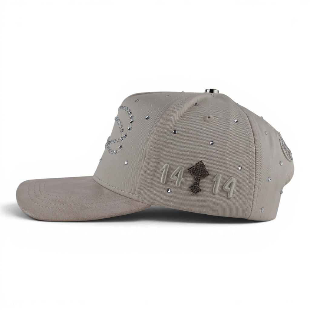 GORRA CAPS FANS EXODO 14/14 BEIGE