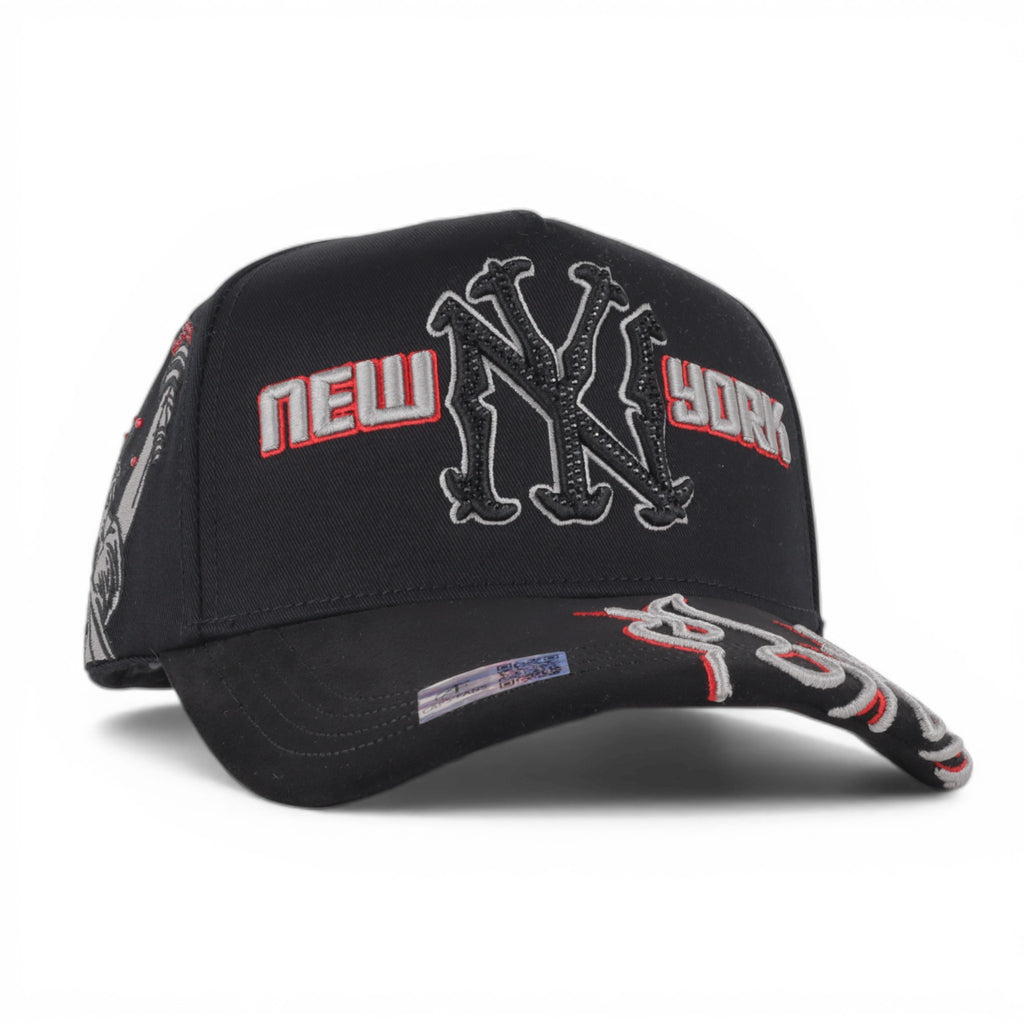 GORRA CAPS FANS NY FLAMES RED/GREY BLK
