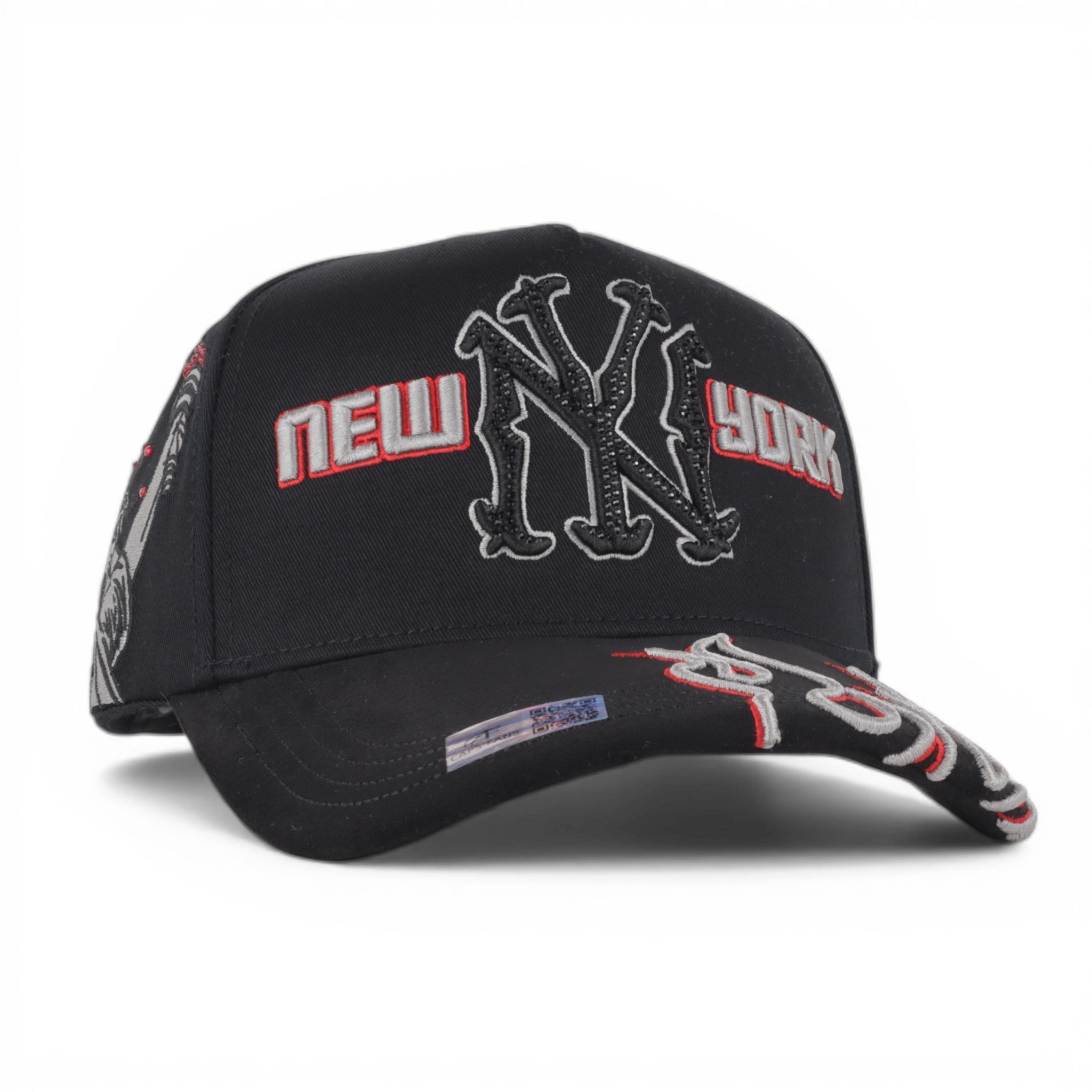 GORRA CAPS FANS NY FLAMES RED/GREY BLK