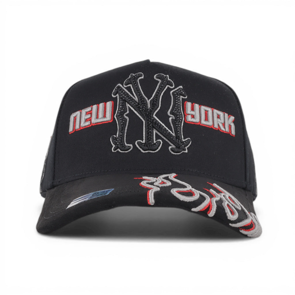 GORRA CAPS FANS NY FLAMES RED/GREY BLK