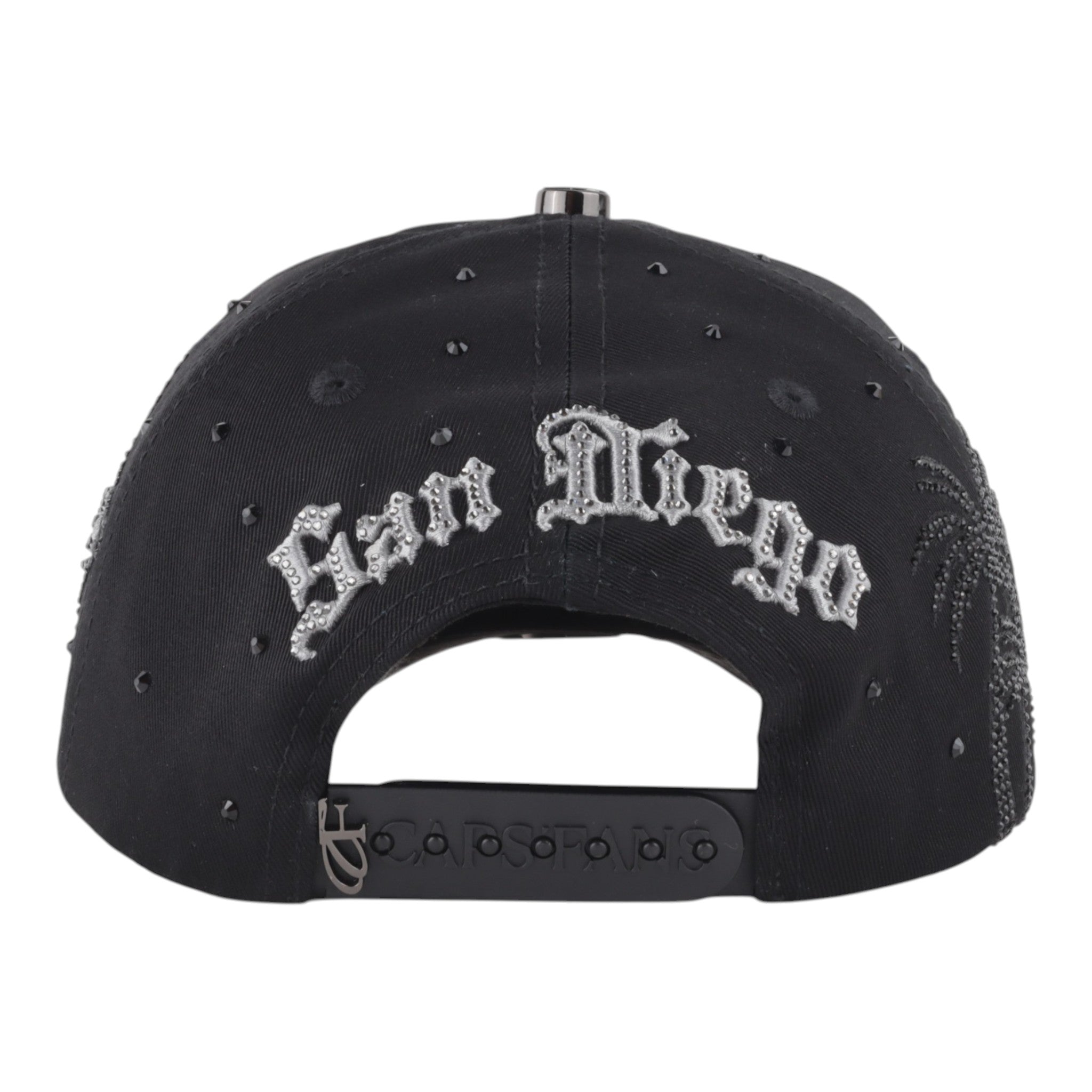 SAN DIEGO CRYSTALS ALL BLACK