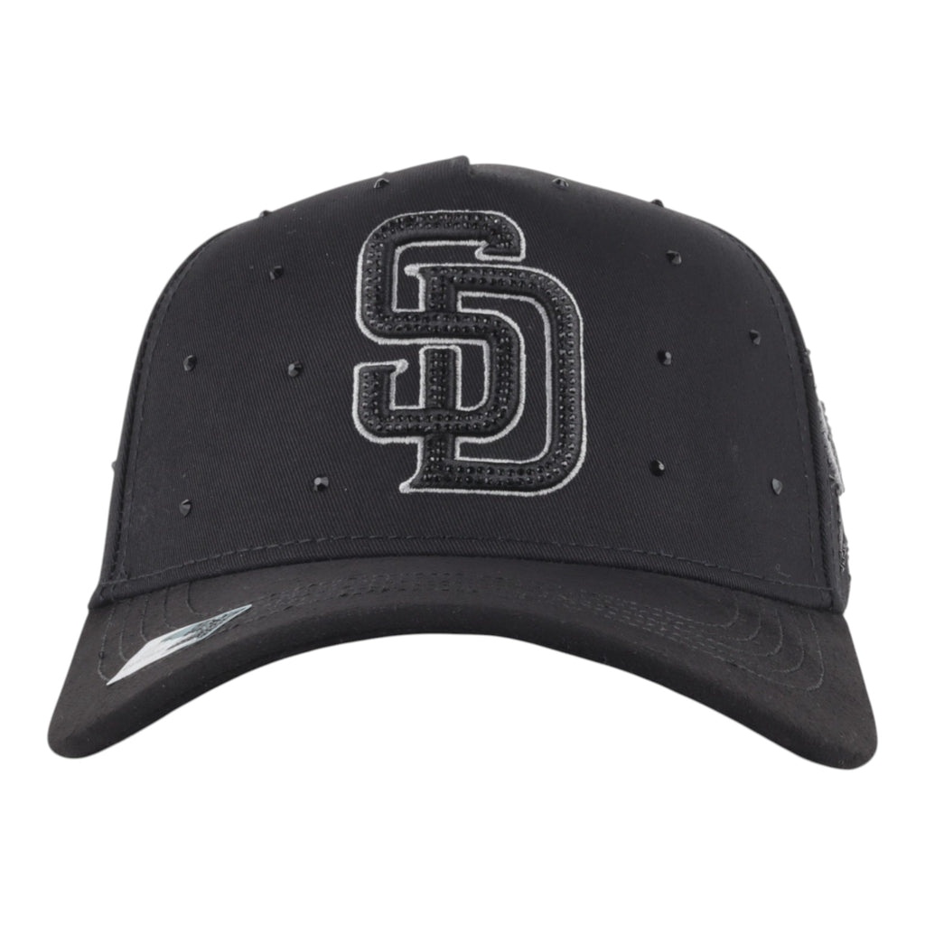 GORRA CAPS FANS SAN DIEGO CRYSTALS ALL BLACK