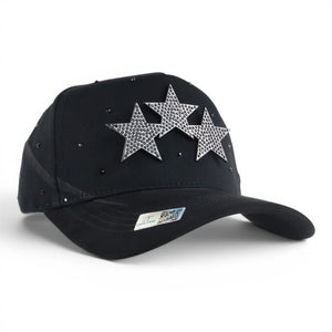 3 STARS VISOR SUEDE BLACK