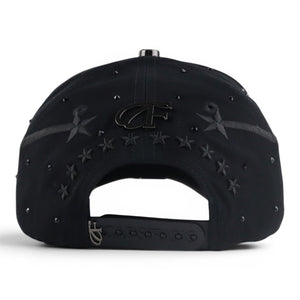 3 STARS VISOR SUEDE BLACK