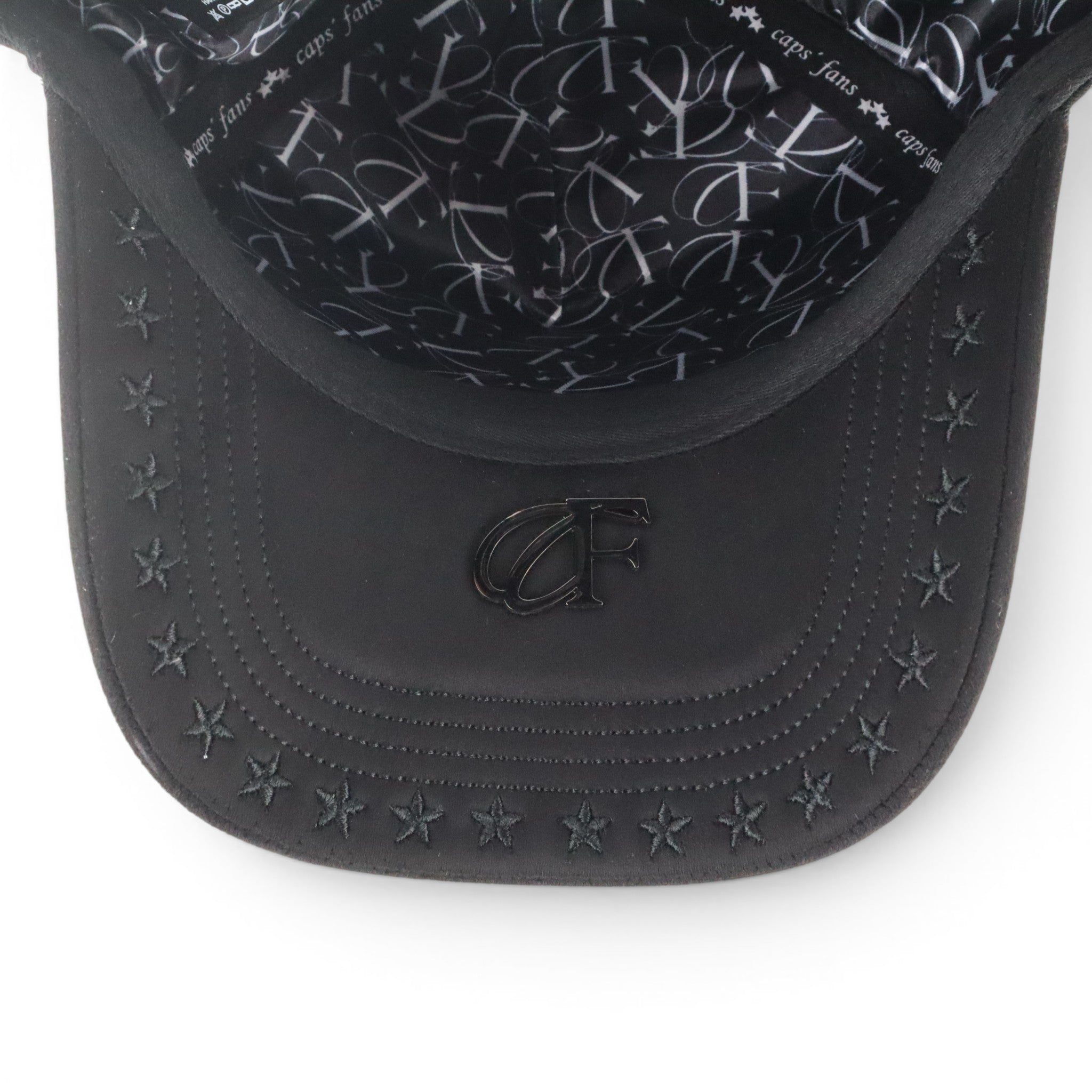 3 STARS VISOR SUEDE BLACK