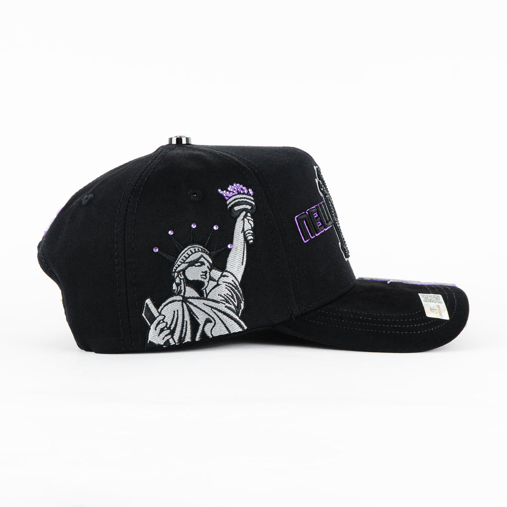 NY FLAMES PURPLE BLK