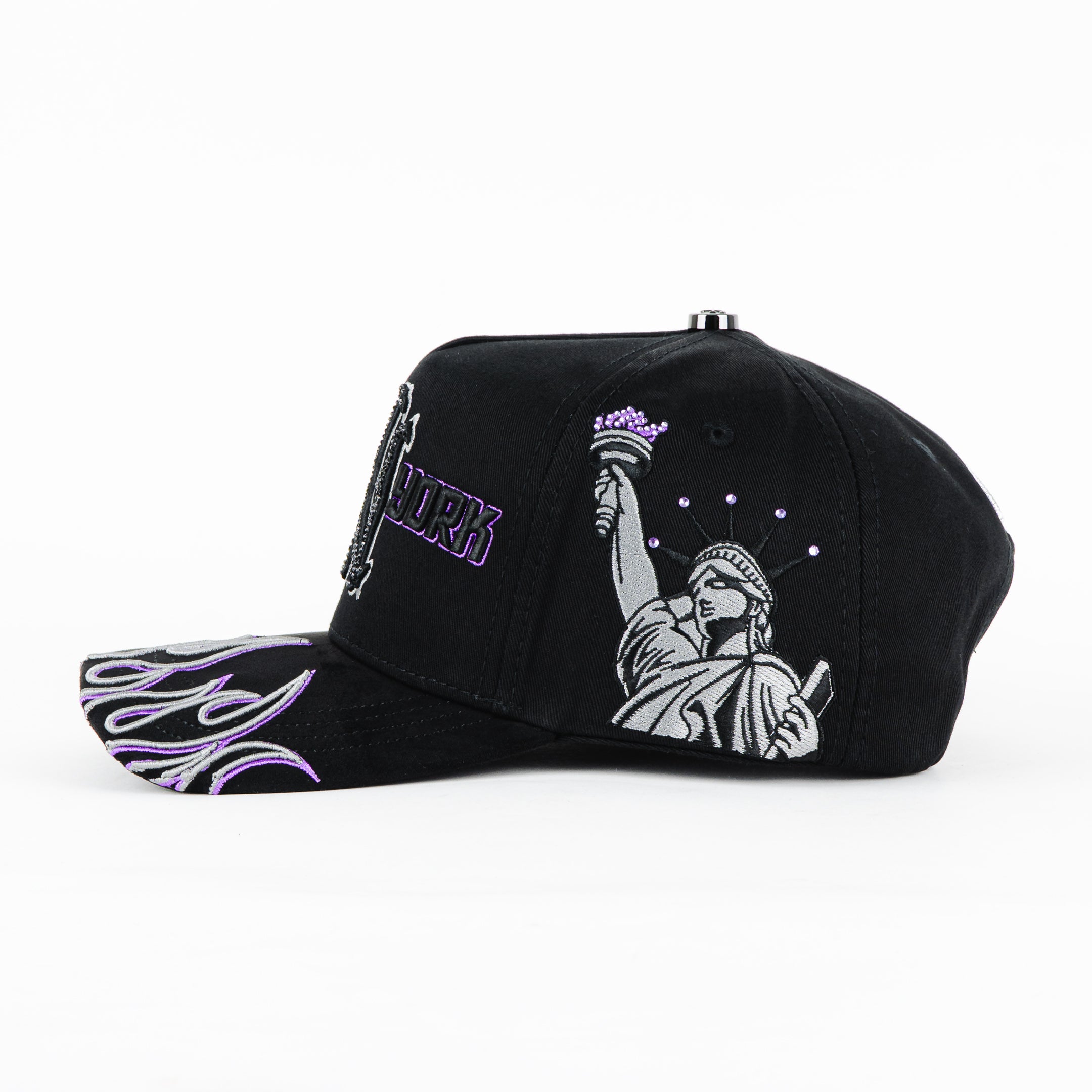 NY FLAMES PURPLE BLK