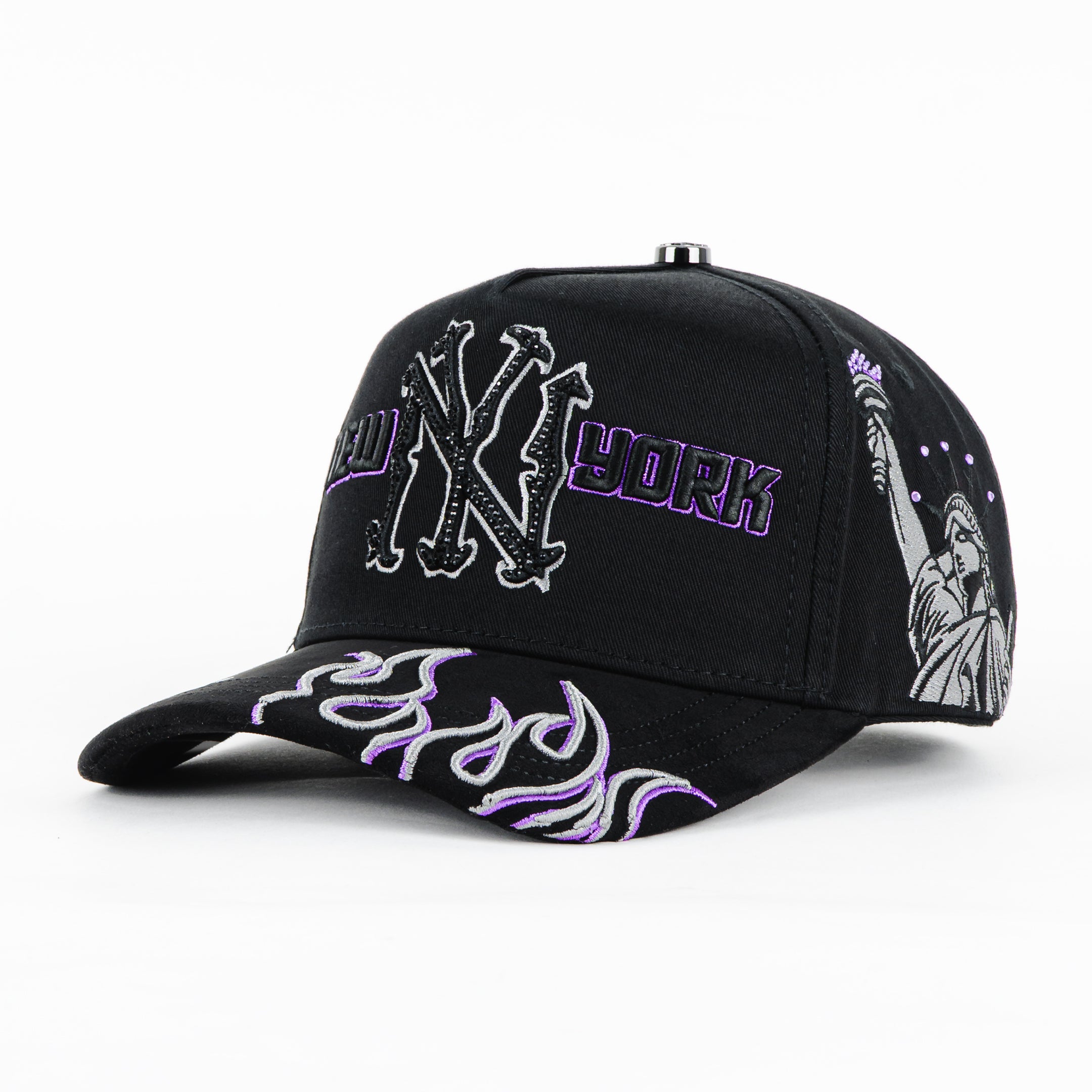 NY FLAMES PURPLE BLK