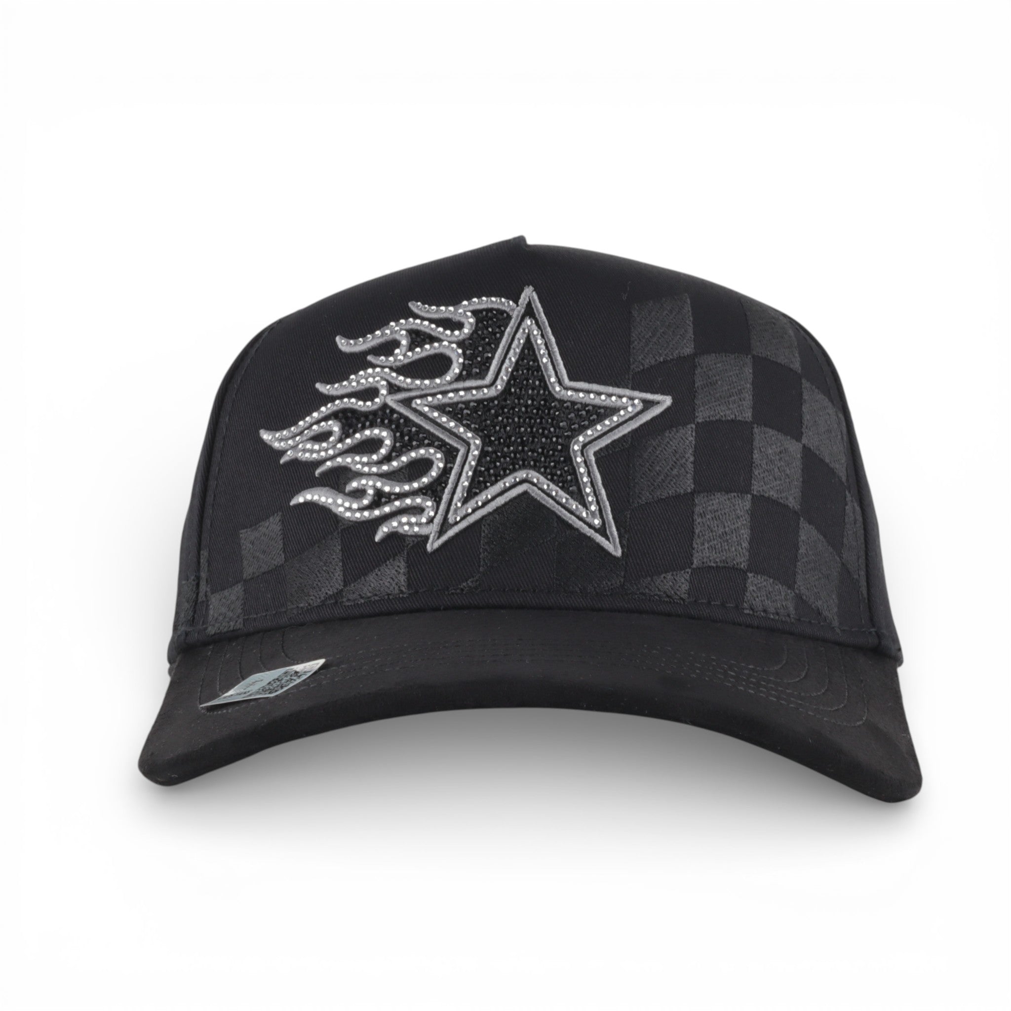 GORRA CAPS FANS STAR CRIYSTALS BLK