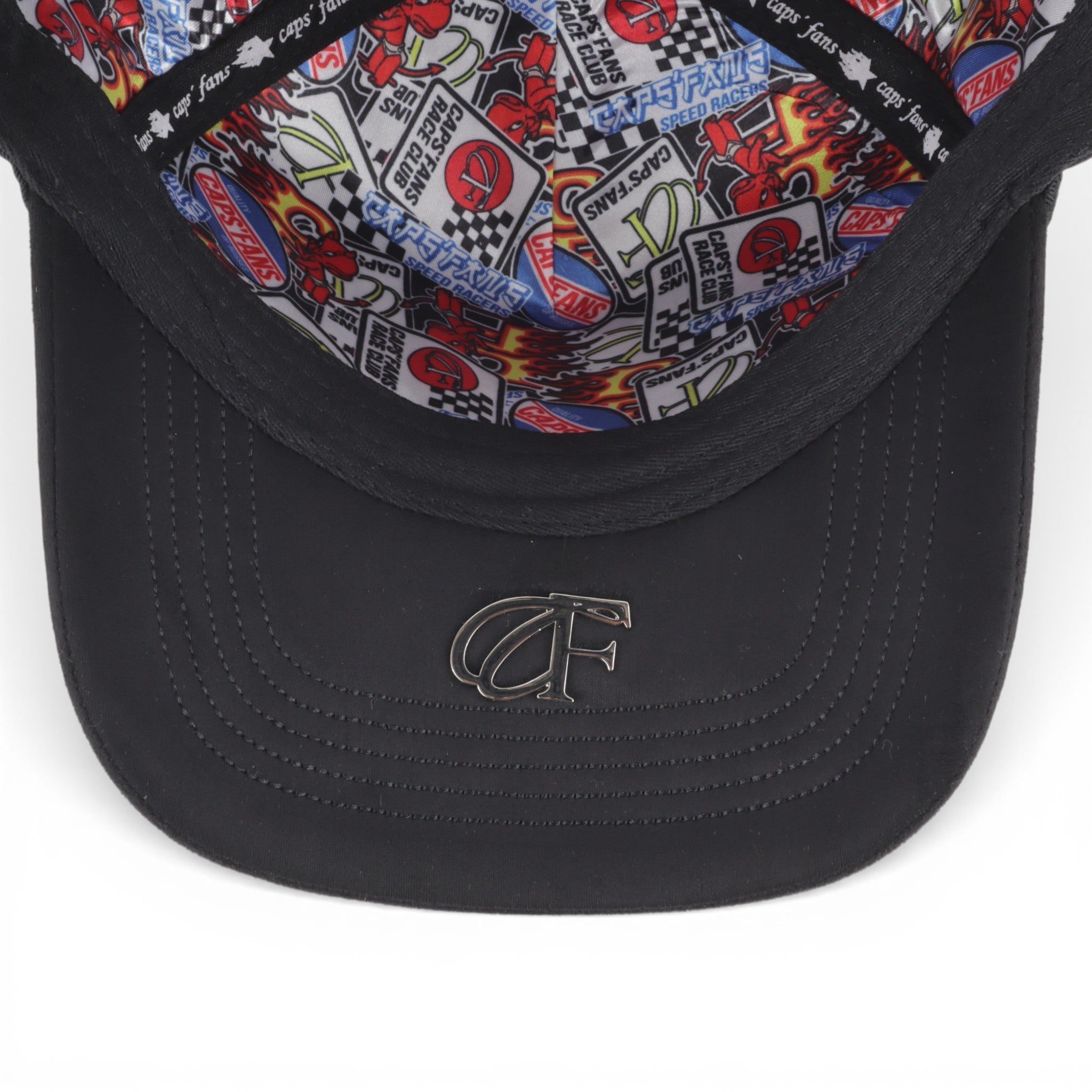 GORRA CAPS FANS STAR CRIYSTALS BLK