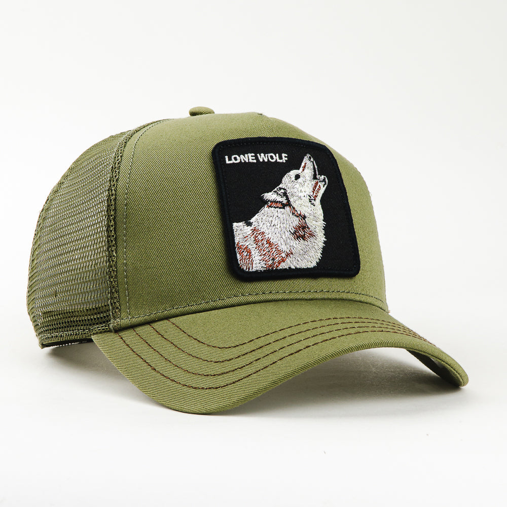 GORRA GOORIN BROS LONE WOLF OLIVE