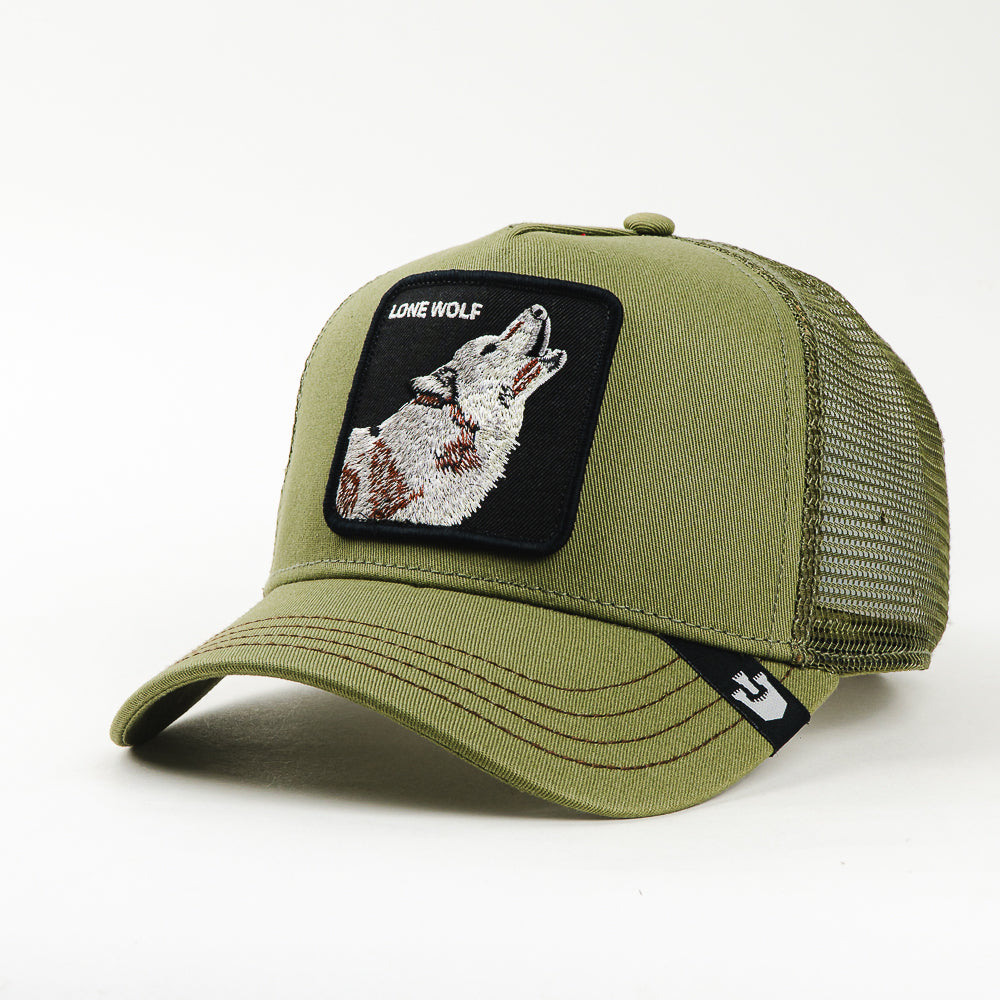 GORRA GOORIN BROS LONE WOLF OLIVE