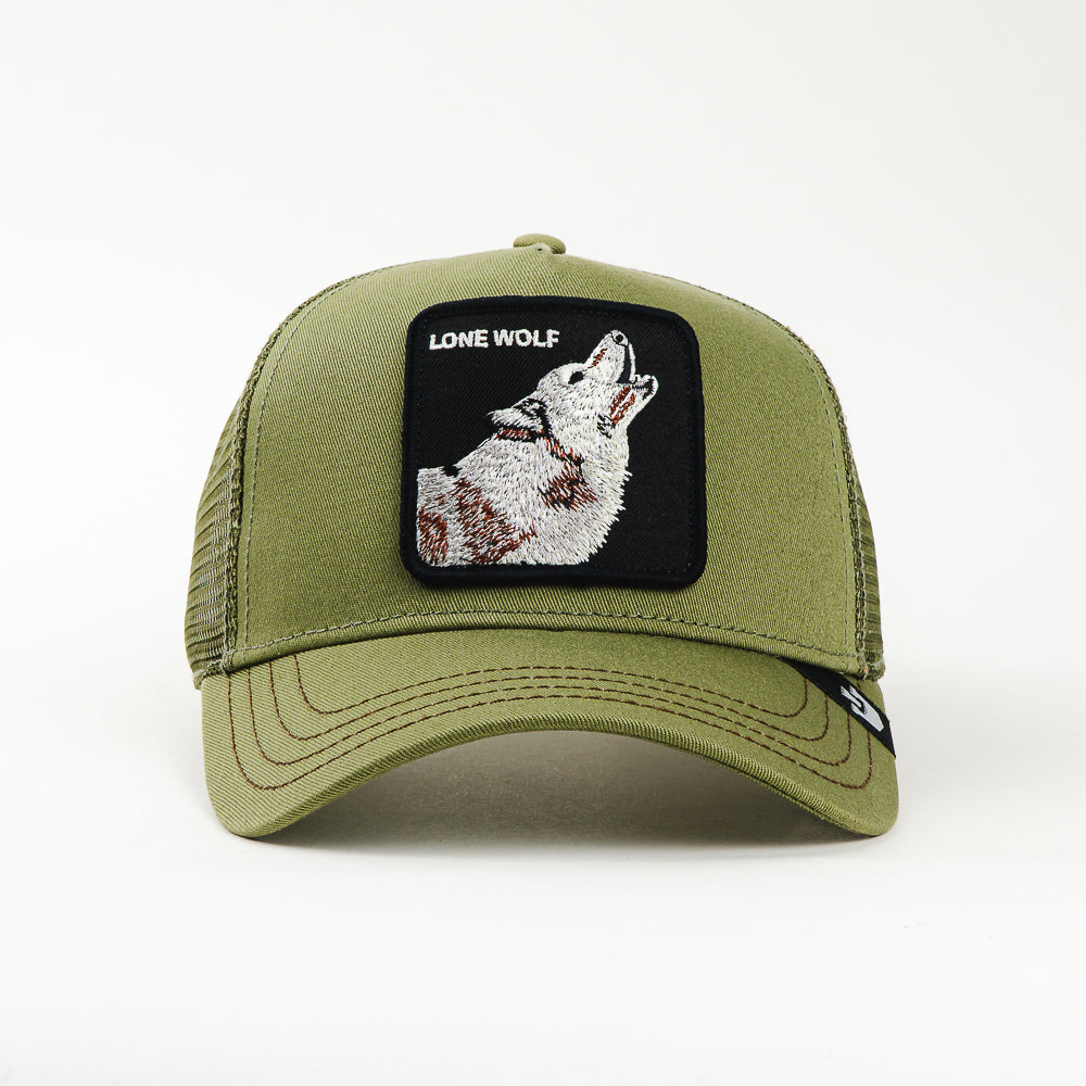 GORRA GOORIN BROS LONE WOLF OLIVE