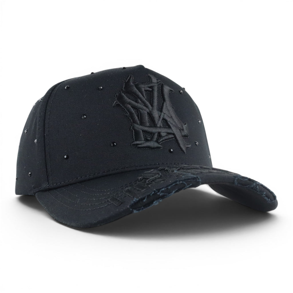 GORRA GALLO FINO BRAND NY X LA CRISTALS BLACK