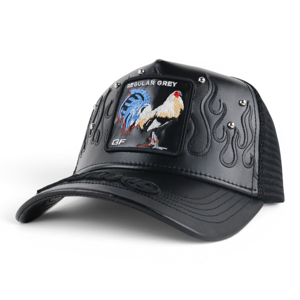 GORRA GALLO FINO BRAND REGULAR GREY MESH