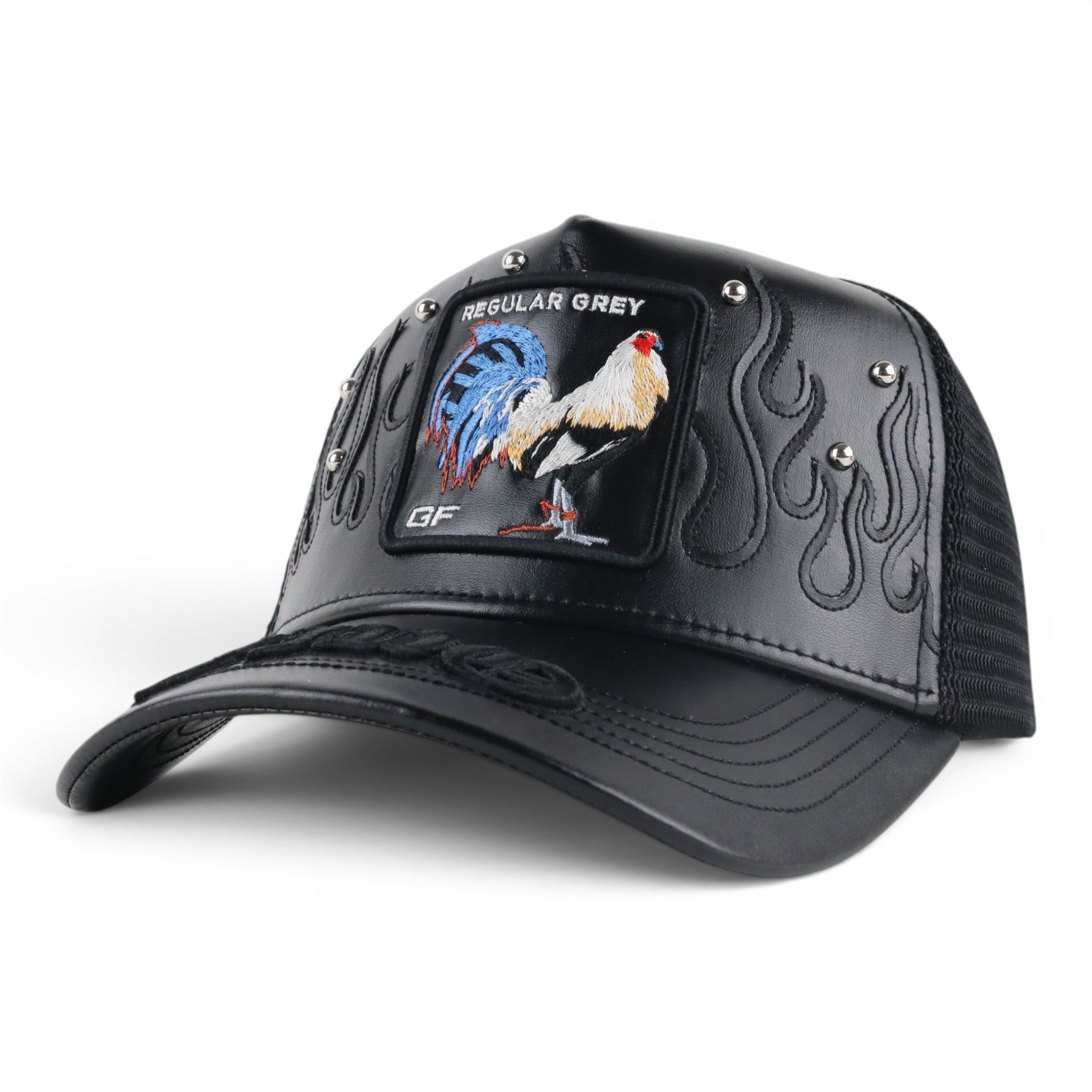 GORRA GALLO FINO BRAND REGULAR GREY MESH