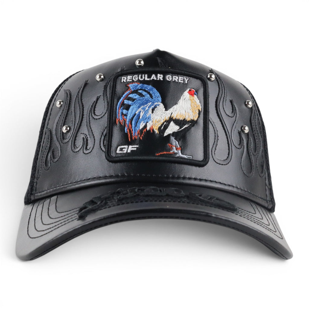 GORRA GALLO FINO BRAND REGULAR GREY MESH