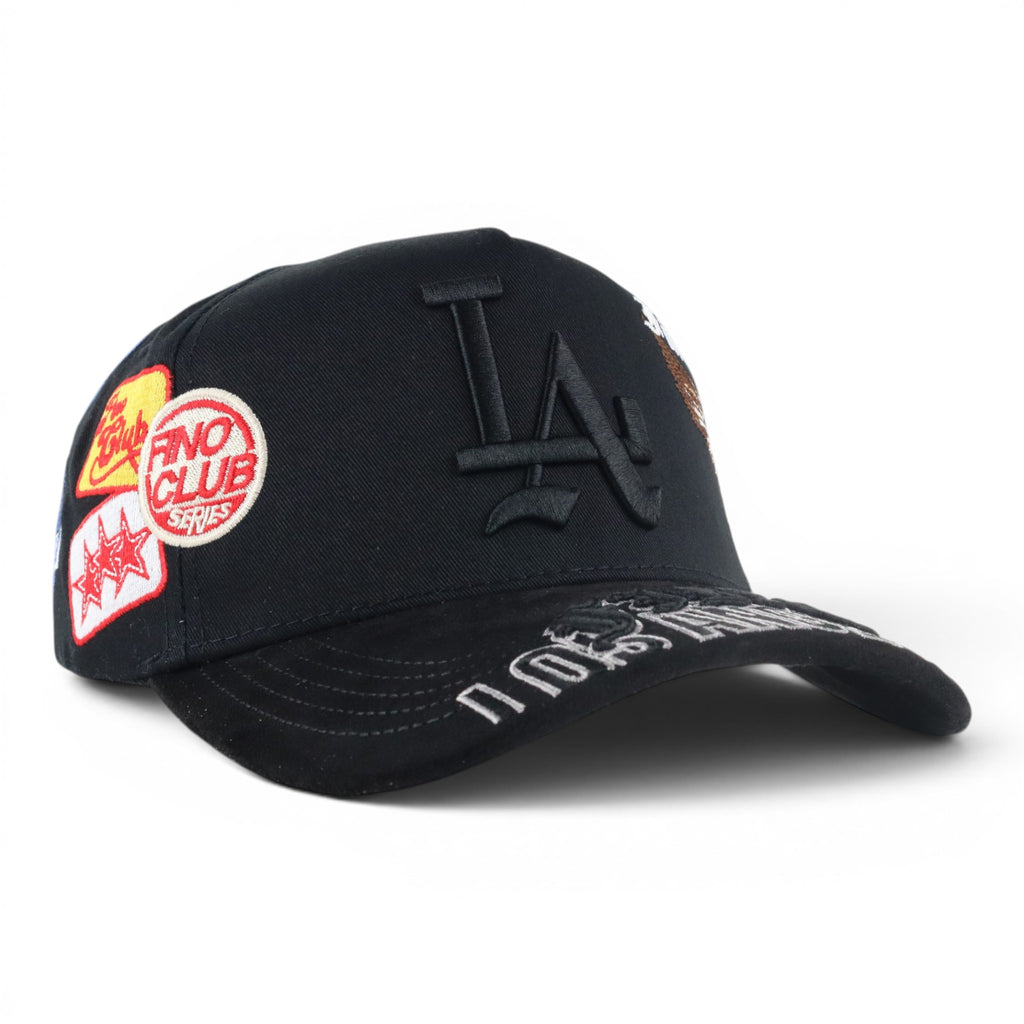 GORRA GALLO FINO BRAND LA ANGEL BLACK