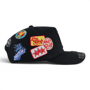 GORRA GALLO FINO BRAND LA ANGEL BLACK