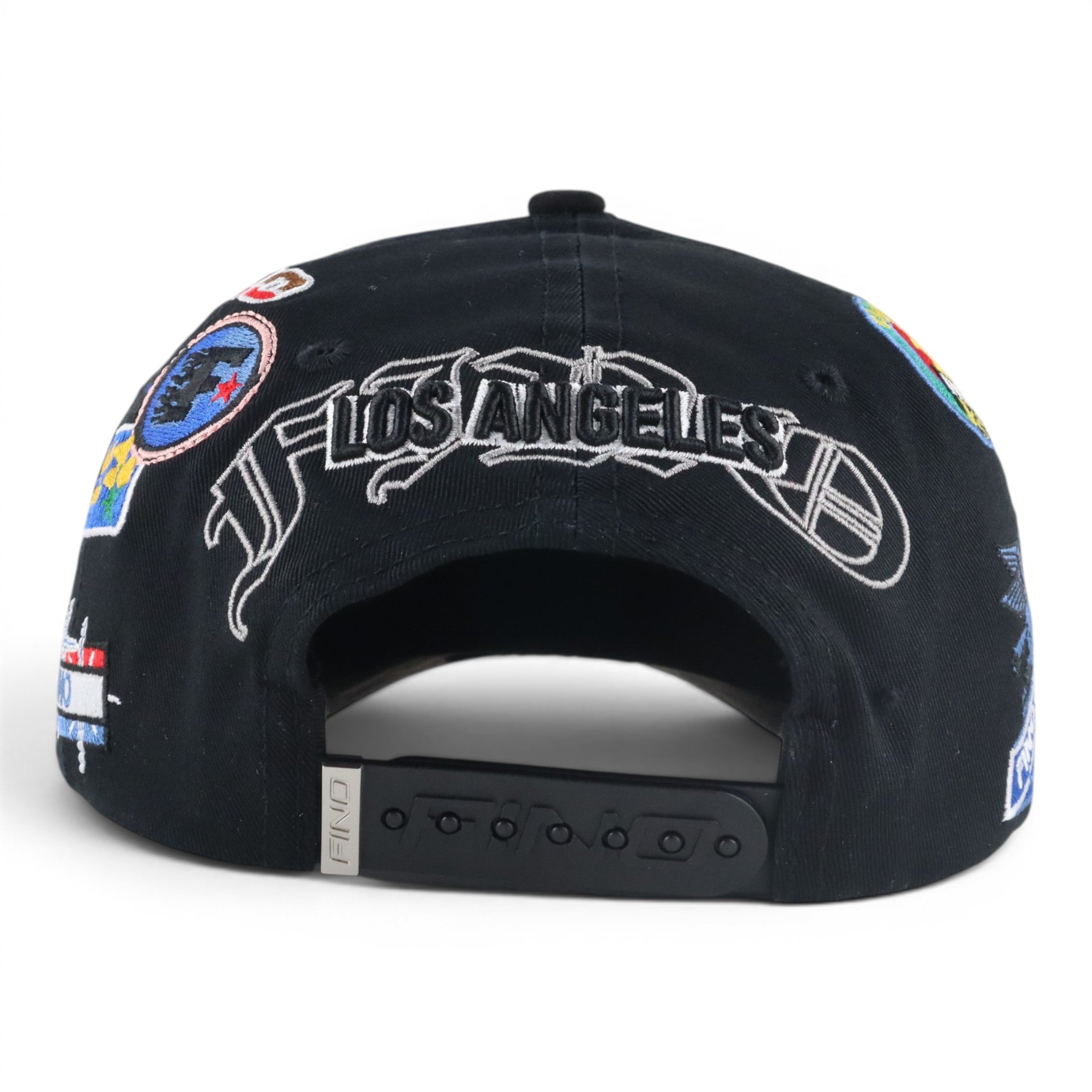 GORRA GALLO FINO BRAND LA ANGEL BLACK