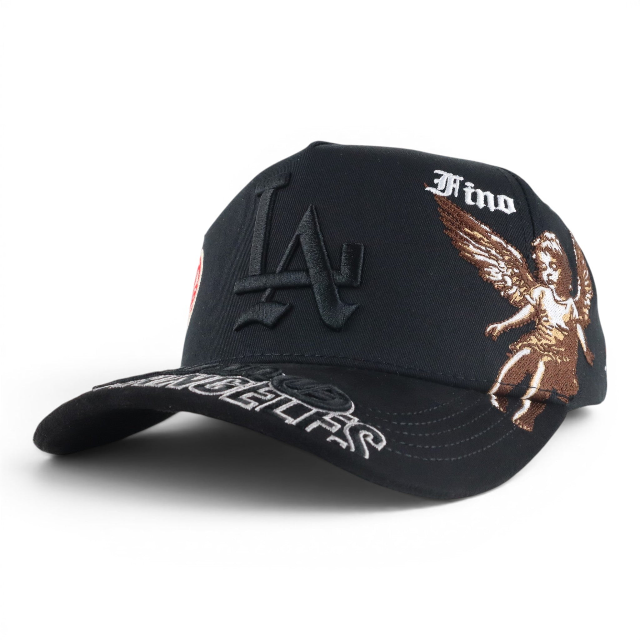 GORRA GALLO FINO BRAND LA ANGEL BLACK
