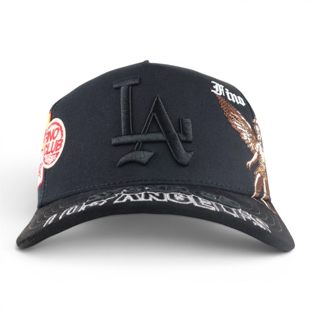GORRA GALLO FINO BRAND LA ANGEL BLACK