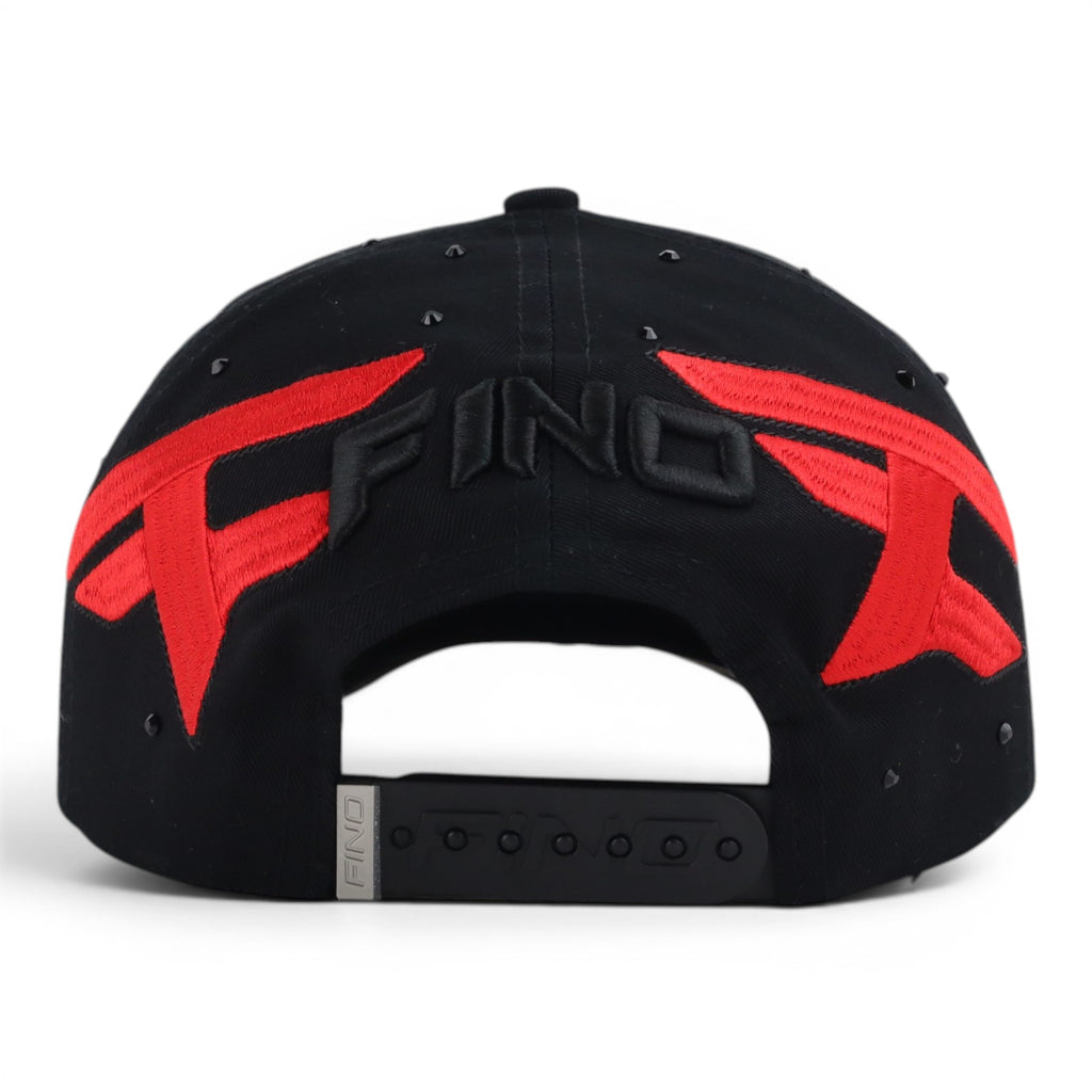 GORRA GALLO FINO BRAND FAZE UP BLACK/RED
