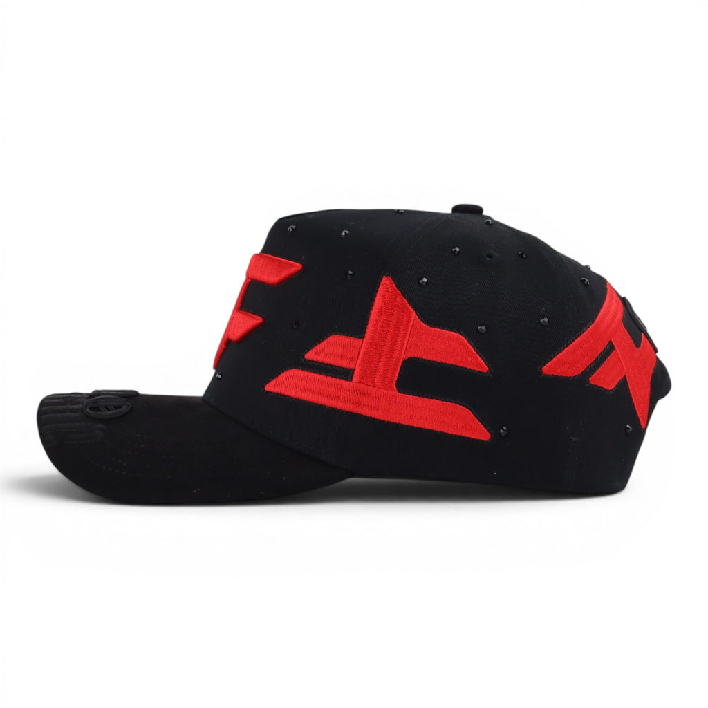 GORRA GALLO FINO BRAND FAZE UP BLACK/RED