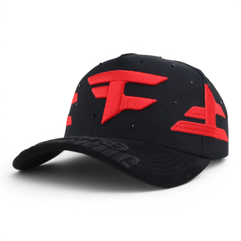 GORRA GALLO FINO BRAND FAZE UP BLACK/RED
