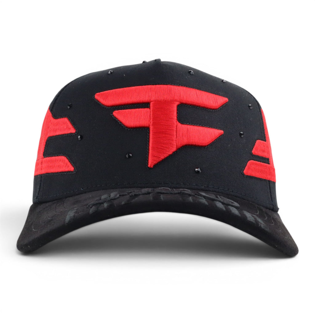 GORRA GALLO FINO BRAND FAZE UP BLACK/RED