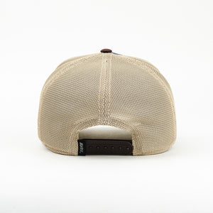 GORRA GOORIN BROS HARD MESH BEIGE BLUE/WINE
