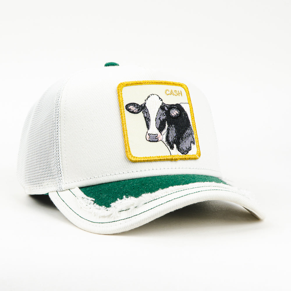 GORRA GOORIN BROS CASH COW WHITE/GREEN
