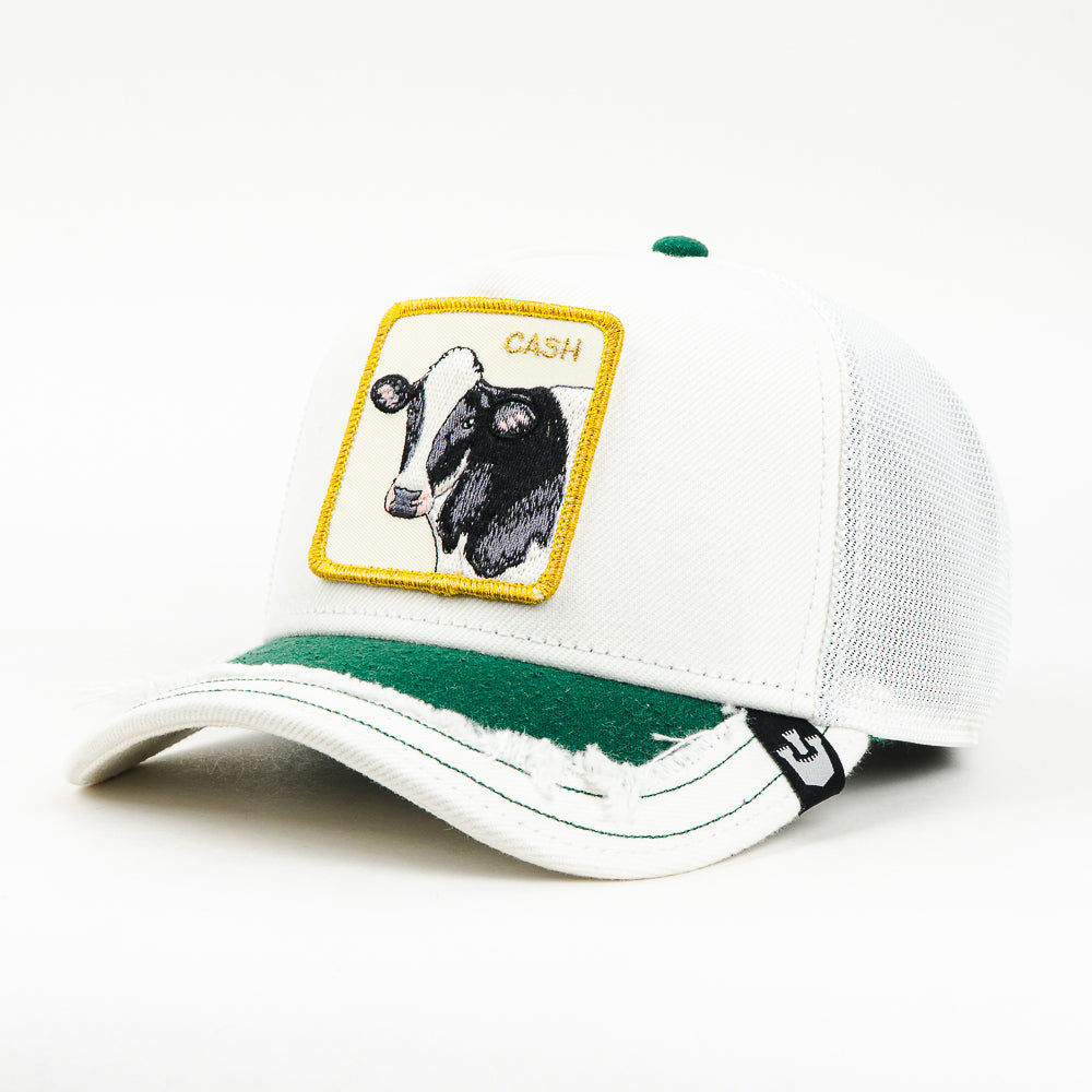 GORRA GOORIN BROS CASH COW WHITE/GREEN
