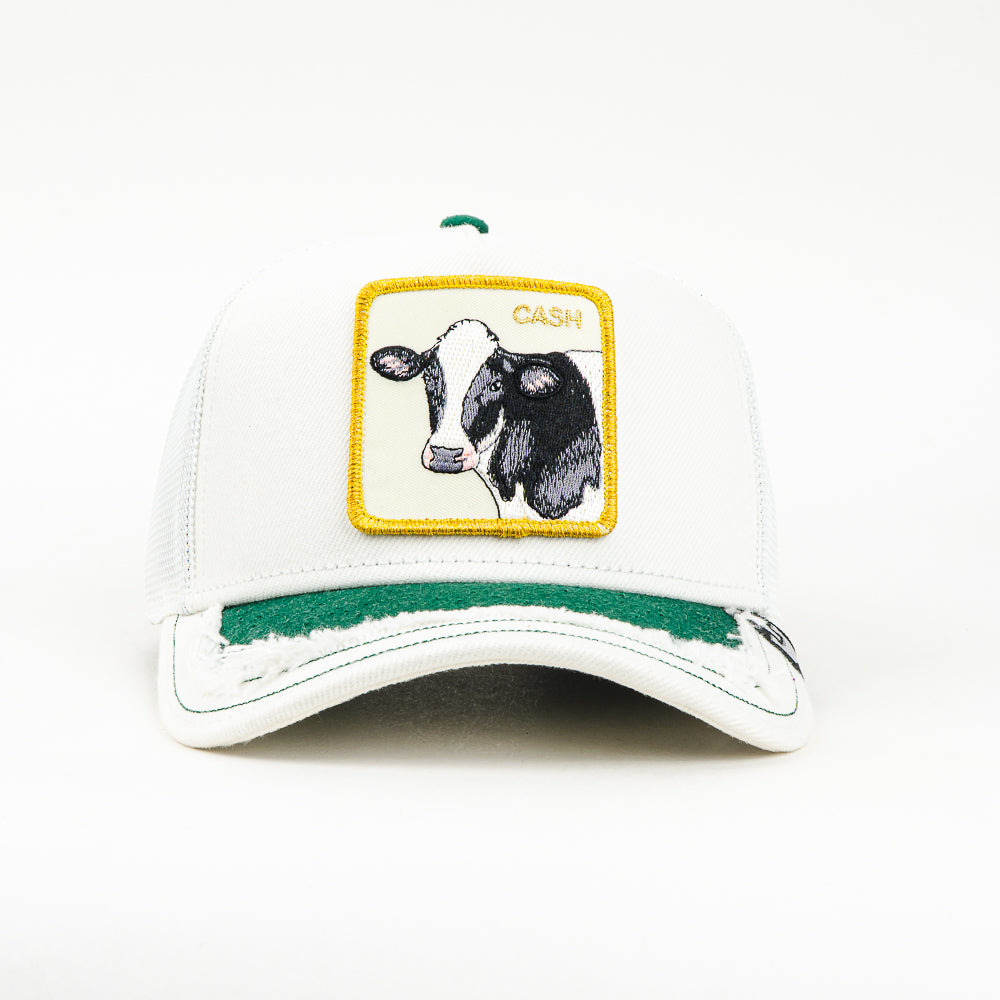 GORRA GOORIN BROS CASH COW WHITE/GREEN