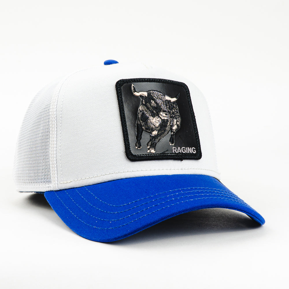 GORRA GOORIN BROS RAGING MESH WHITE/BLUE