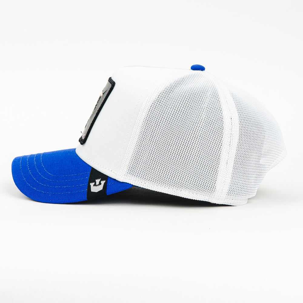 GORRA GOORIN BROS RAGING MESH WHITE/BLUE
