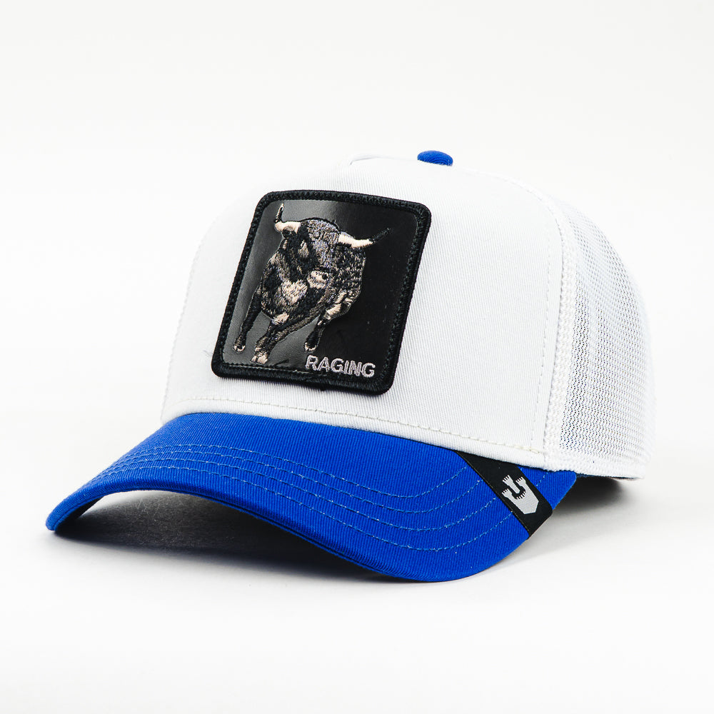 GORRA GOORIN BROS RAGING MESH WHITE/BLUE