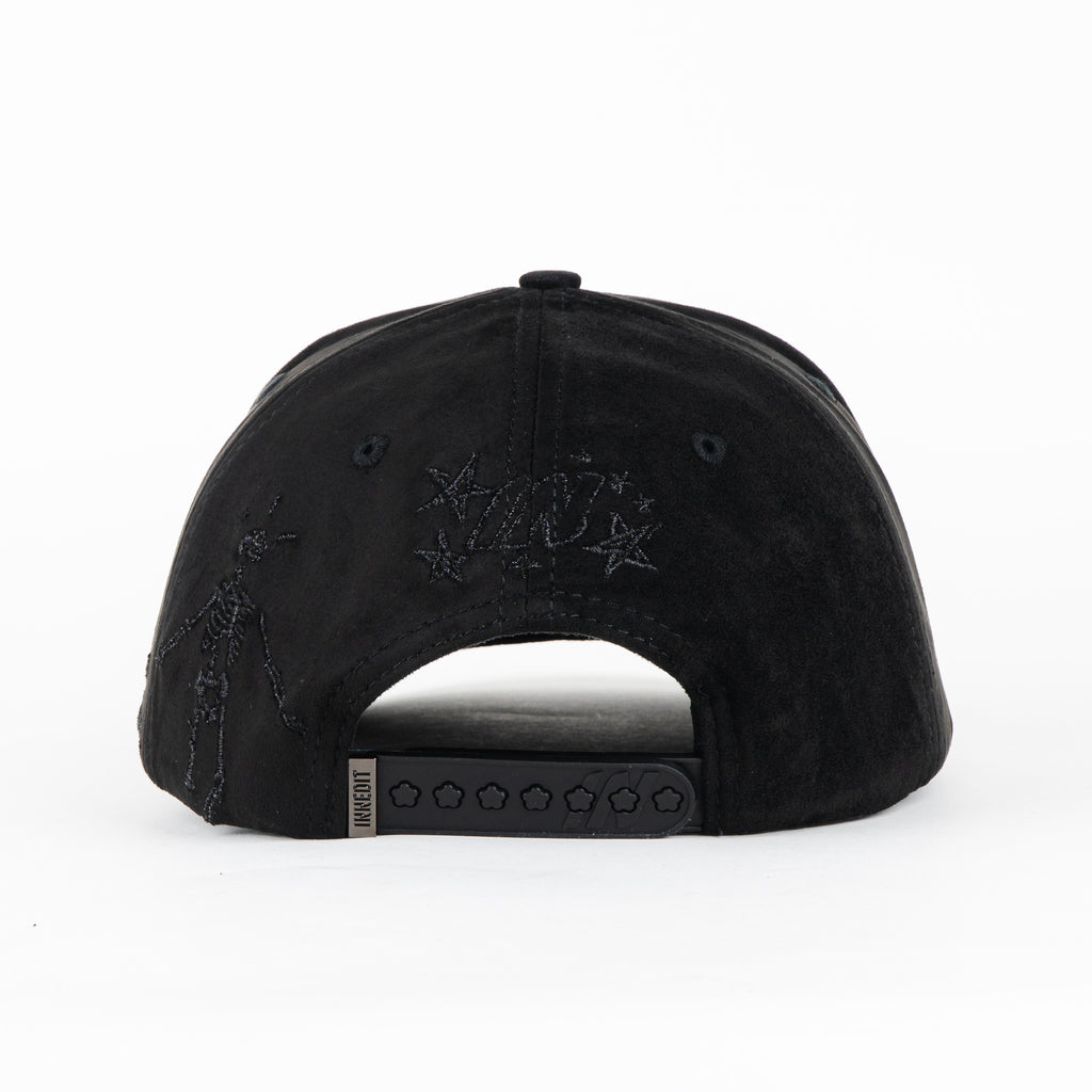 GORRA INNEDIT MURATRAVIS CRYSTALS ALL BLK SUEDE