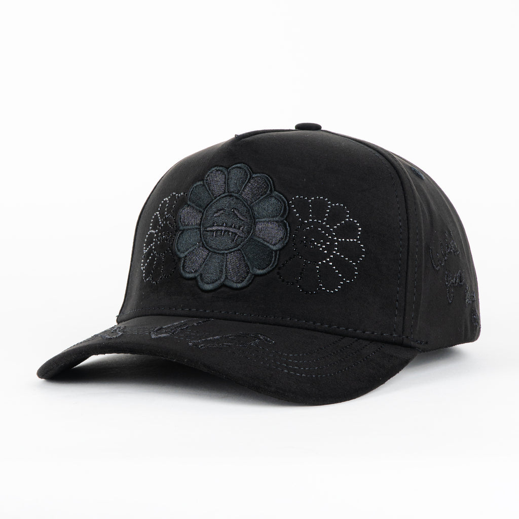 GORRA INNEDIT MURATRAVIS CRYSTALS ALL BLK SUEDE
