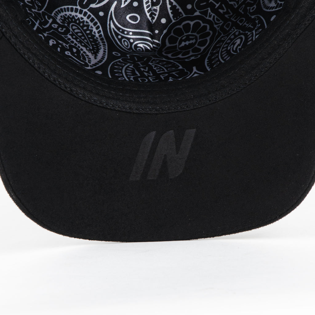 GORRA INNEDIT MURATRAVIS CRYSTALS ALL BLK SUEDE