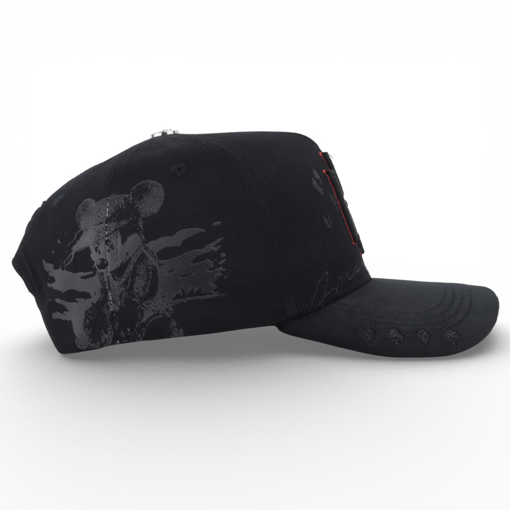 GORRA JJ HATS YSRAEL BARAJAS BLACK
