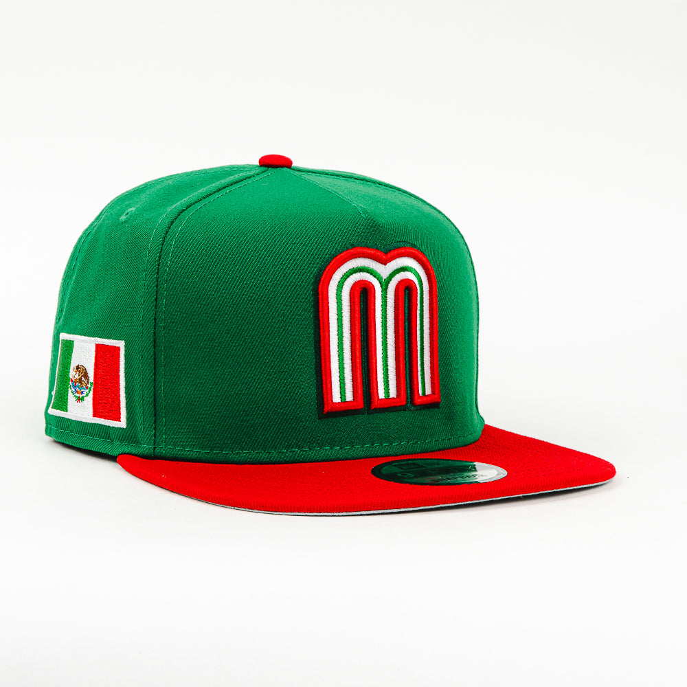 GORRA NEW ERA SNAPBACK MEXICO RED/GREEN