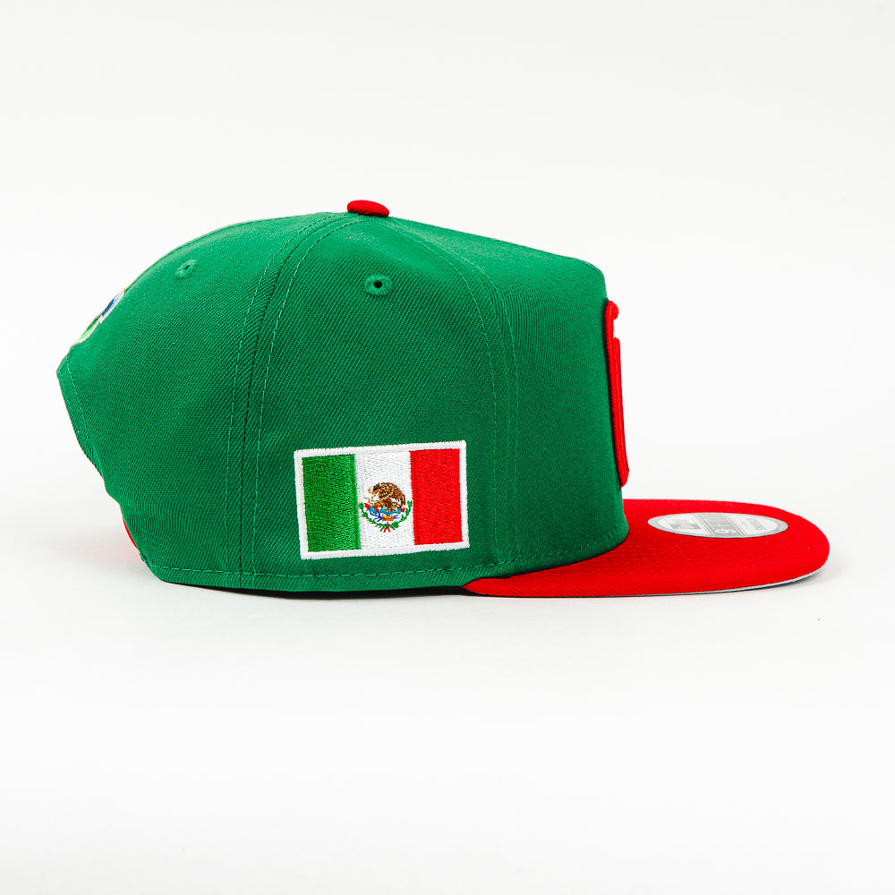 GORRA NEW ERA SNAPBACK MEXICO RED/GREEN