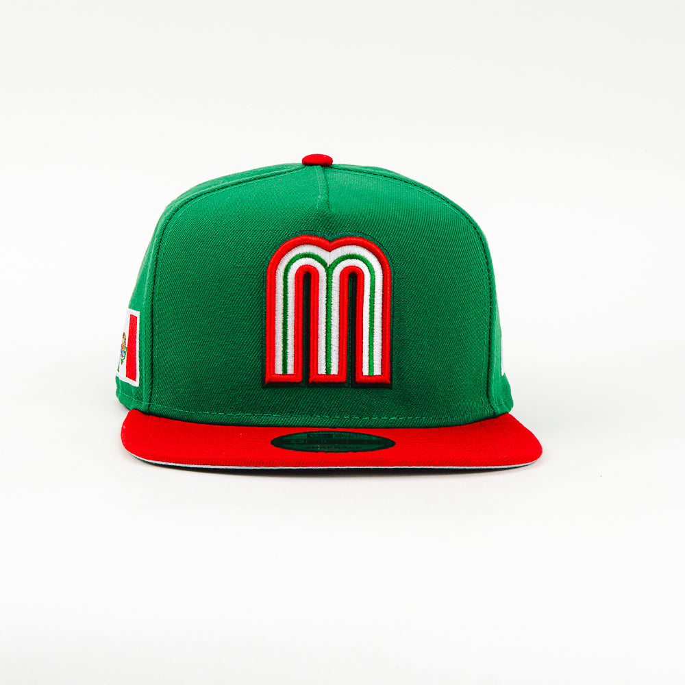 GORRA NEW ERA SNAPBACK MEXICO RED/GREEN