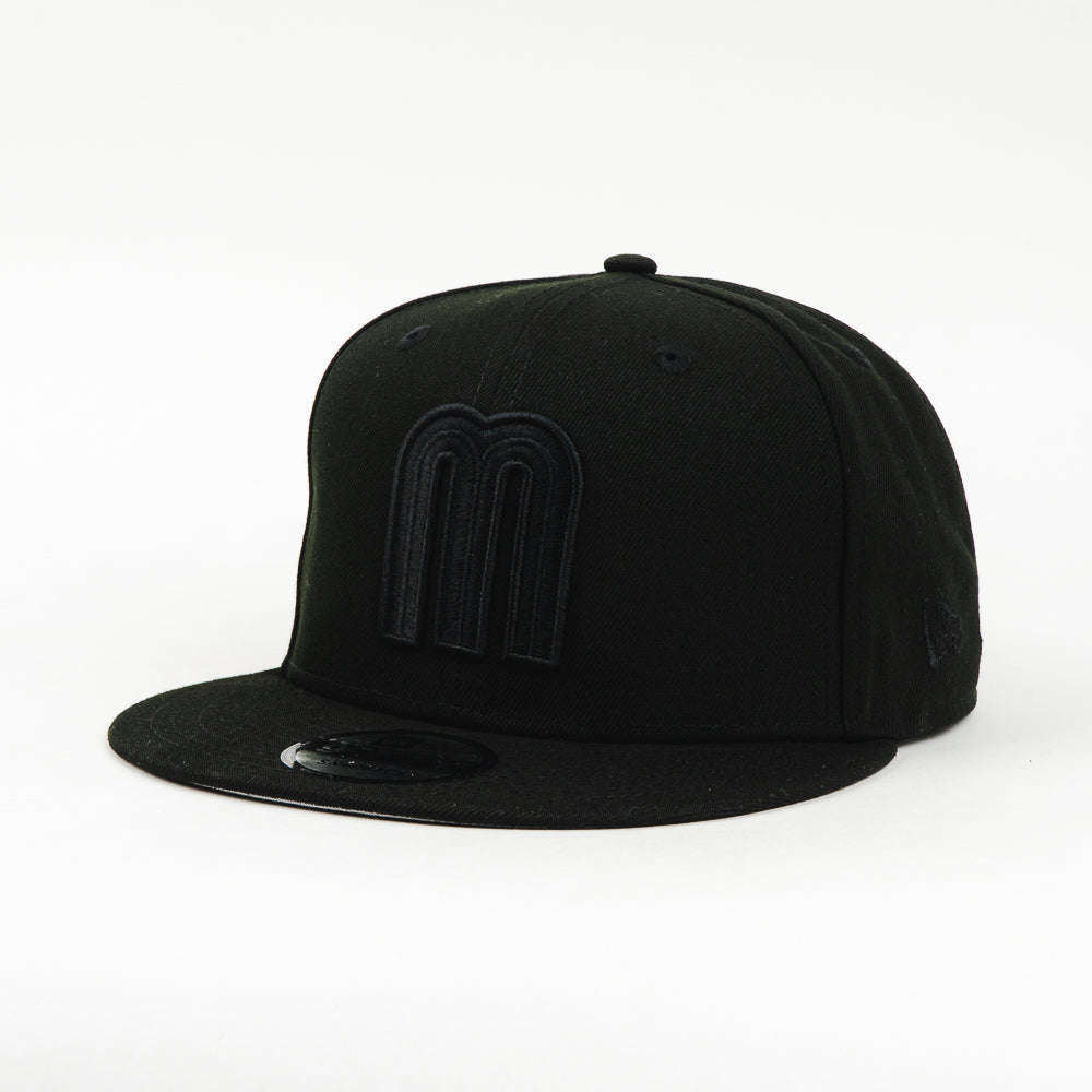 GORRA NEW ERA SNAPBACK MEXICO ALL BLACK