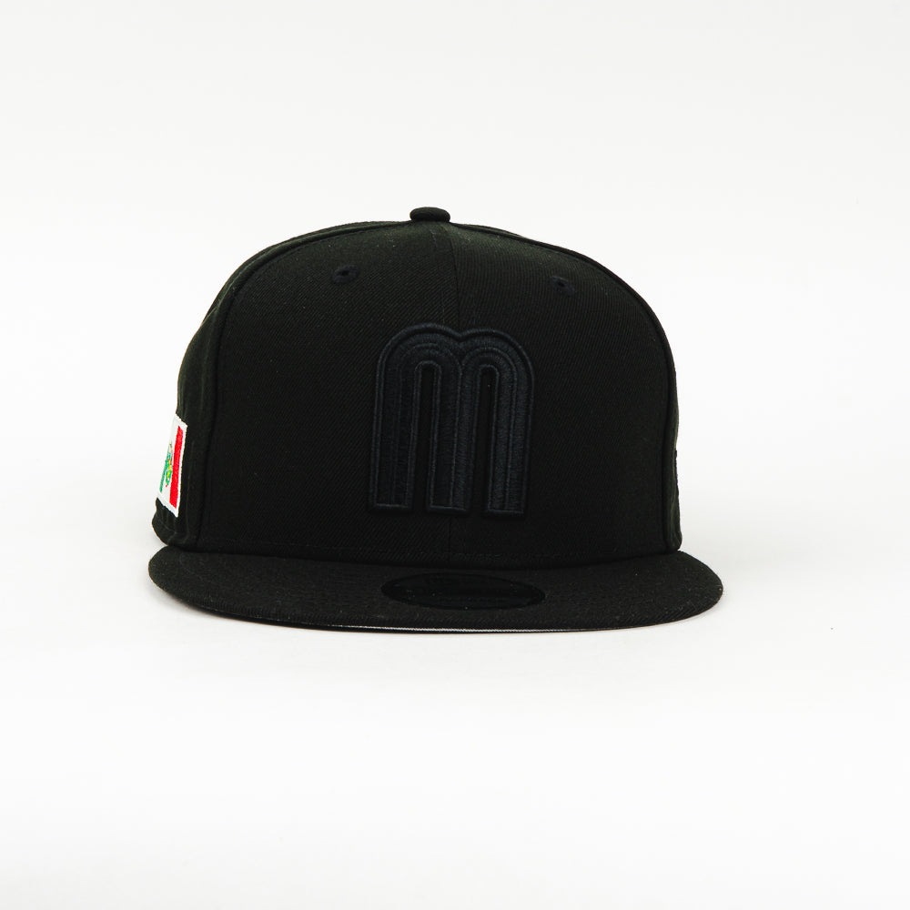 GORRA NEW ERA SNAPBACK MEXICO ALL BLACK