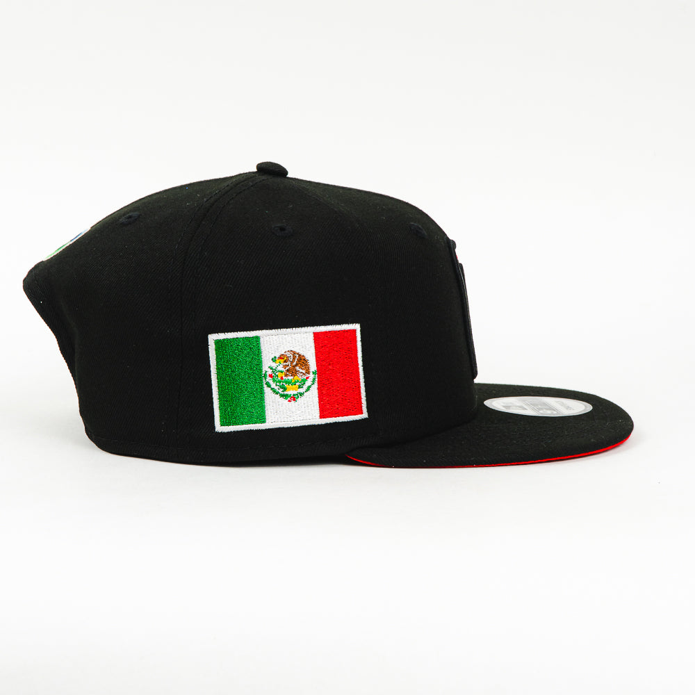 GORRA NEW ERA SNAPBACK MEXICO "M" RED BLACK